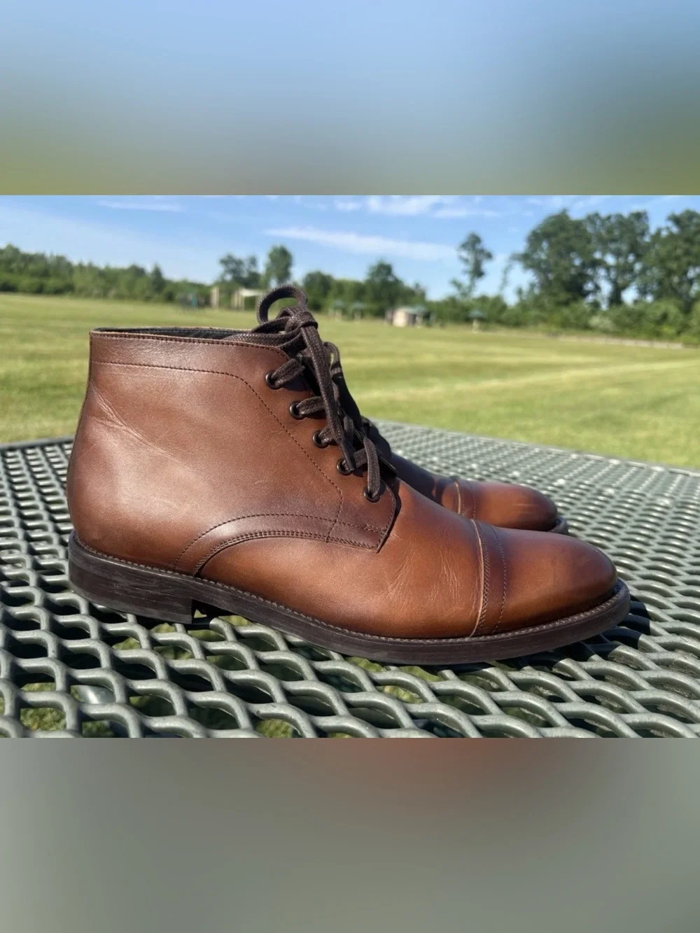 Thursday Boot Company Cadet Walnut Leather Cap Toe Chukka Boots Men’s Size 10.5